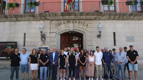Puigcerd&agrave; rebuda jugadores gel