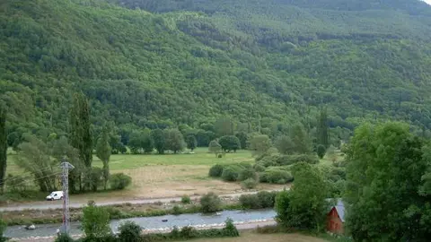 Noguera de Tor al seu pas per Barruera