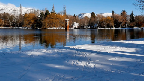 Puigcerd&agrave; llac gelat Toni Lora