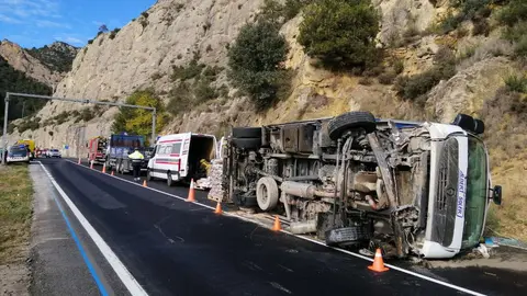 Accident C14 Oliana