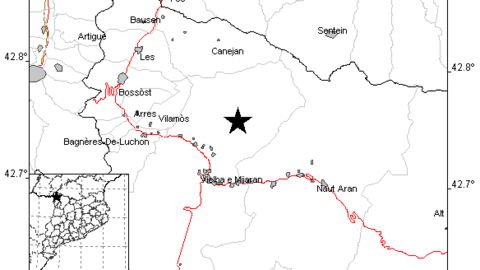 Sisme Val d'Aran 4 gener 2023