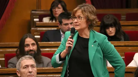 Serret al ple del Parlament de Catalunya 