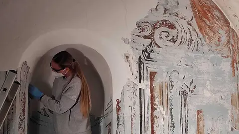Pintura mural barroca a Oliana 2