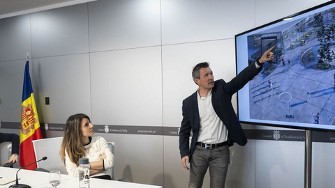 Pla&ccedil;a del Poble d'Andorra la Vella projecte Tony Lara