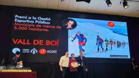 Vall de Bo&iacute; premi gesti&oacute; esportiva p&uacute;blica
