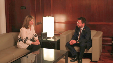 Maria Verg&eacute;s amb Pere Aragon&egrave;s