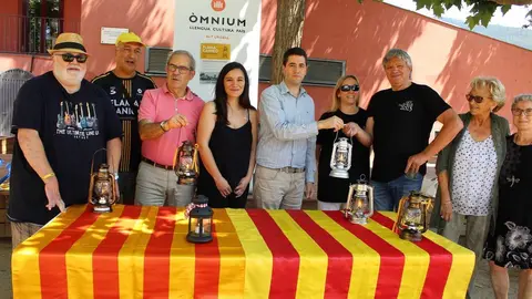 Flama del Canig&oacute; rebuda La Seu
