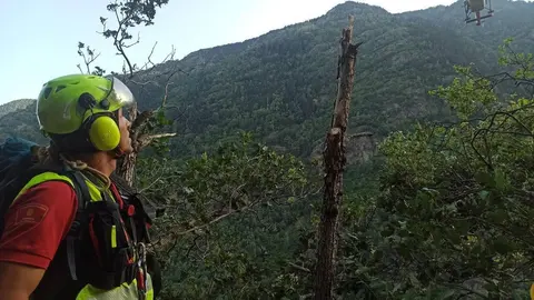 Rescat Lladorre excursionista amb gos
