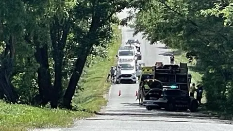 Accident ciclista carretera Bellver a Pi