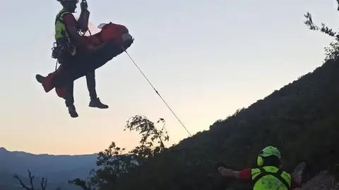 Rescat parapentista Organy&agrave; 2
