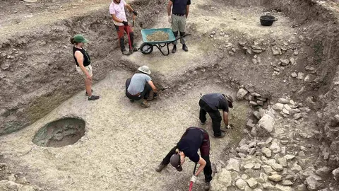 Castell de Mur excavacions 1