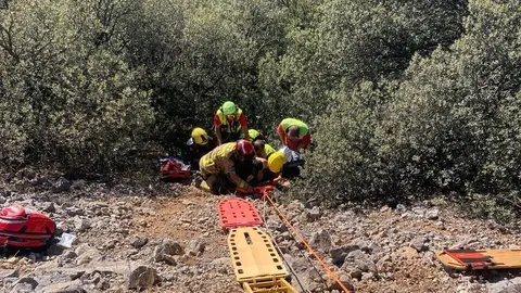 Rescat motorista Montan de Tost