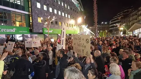 Manifestaci&oacute; Andorra habitatge digne 2