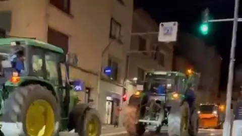 Tractorada el Pont de Suert