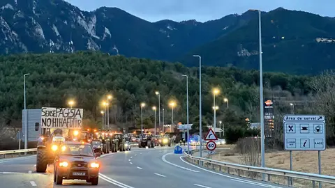 Protesta pagesos Cerdanya 1