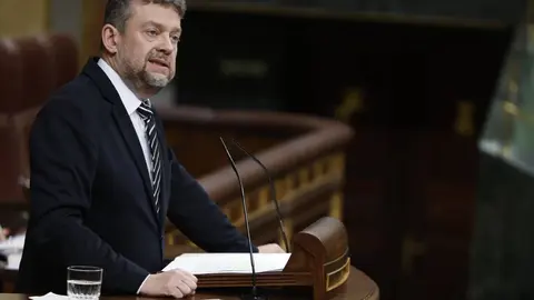 El diputat Francesc-Marc &Aacute;lvaro durant una intervenci&oacute; al Congr&eacute;s