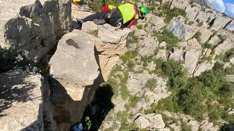 Rescat via ferrata Sant Esteve de la Sarga