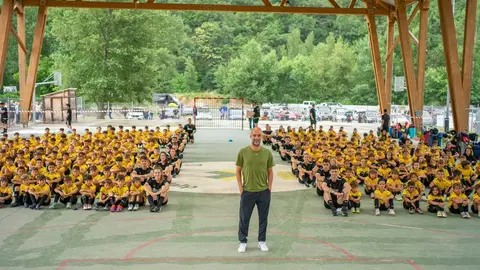 Pep Guardiola al campus de Rialp 1