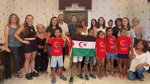 Benvinguda infants sahrau&iacute;s a l'Ajuntament de la Seu 1