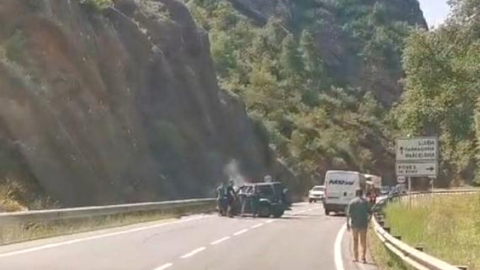 Accident C-14 Ribera d'Urgellet