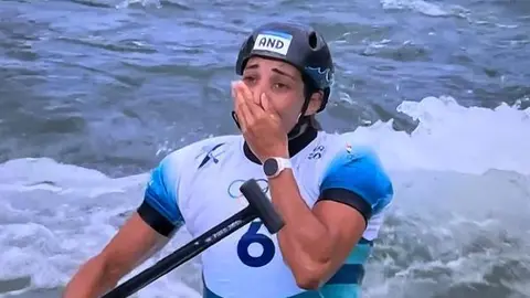 Monica Doria a la final de canoa Par&iacute;s