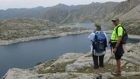 Ruta dels llacs al Parc Nacional d'Aig&uuml;estortes Foto Guies Vall Fosca