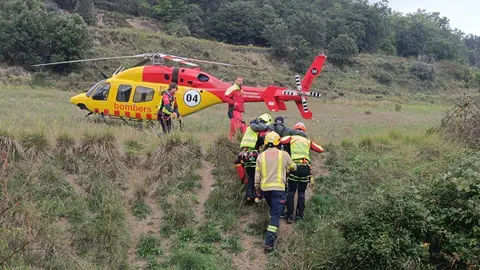 Bombers rescaten boletaire a Gavarra