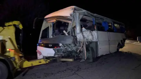 Autocar accidentat Port&egrave; 1