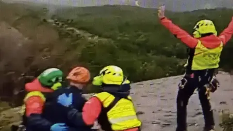 Rescat ciclista Talarn