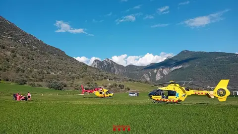 Parapentista Organy&agrave; ferit