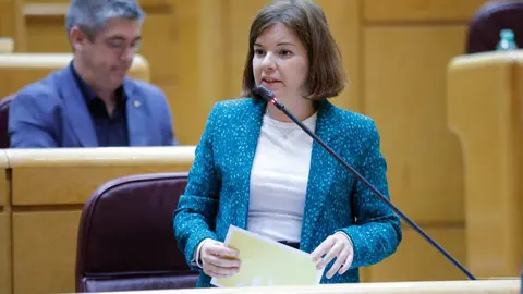 Sara Bailac, durant una intervencio al Senat