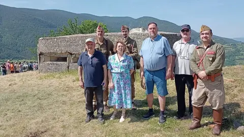 Oriol Junqueras al Tossal de Sant Joan de Vilamur