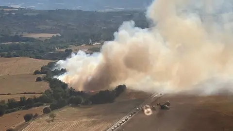 Incendi vegetaci&oacute; Tremp