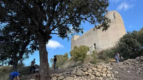 Castell de Mur excavaci&oacute; 5