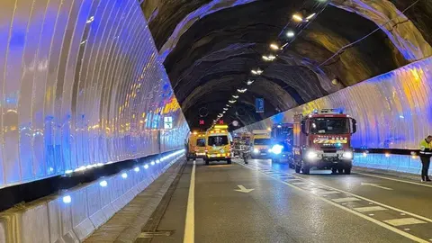 Accident t&uacute;nel Oliana