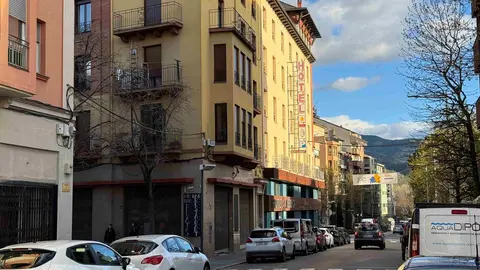 Hotel Avinguda persona ferida