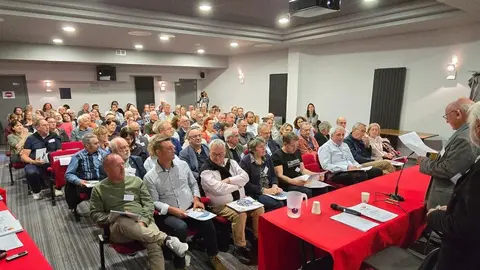 Imatge de l'acte d'elecci&oacute; del president de la Macomunitat. Foto: Communaut&eacute; de Communes Cerdagne.
