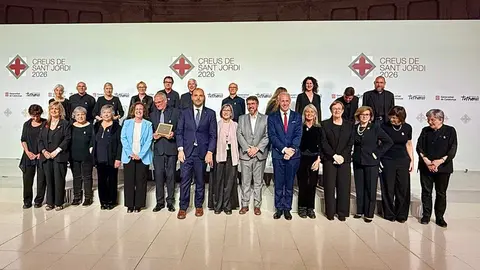 Creu de Sant Jordi a la coral Capella de Santa Maria de Puigcerd&agrave;. 2