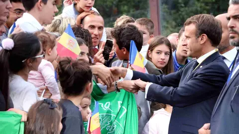 Emmanuel Macron a Andorra