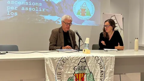 Manel Figuera presentaci&oacute; Cerdanya 101 cims 1