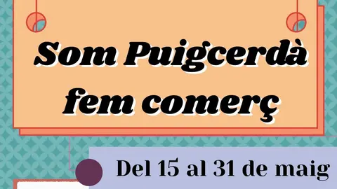 Imatge parcial del cartell de la campanya / Comer&ccedil; de Puigcerd&agrave;-