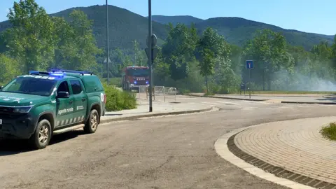 incendi vegetaci&oacute; institut la Valira 1