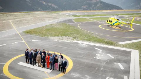 Inauguraci&oacute; l'Heliport Nacional a la Caubella 1