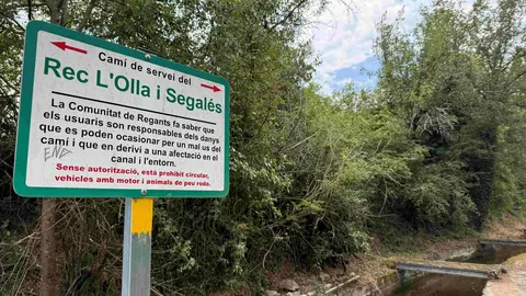 Rec de l'Olla i Segal&eacute;s