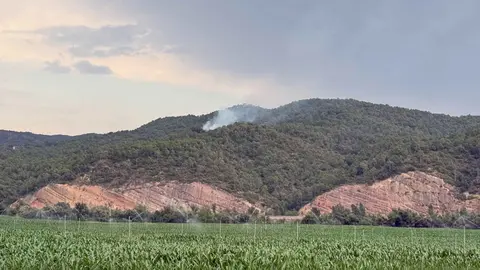 Incendi de llamp a Oliana