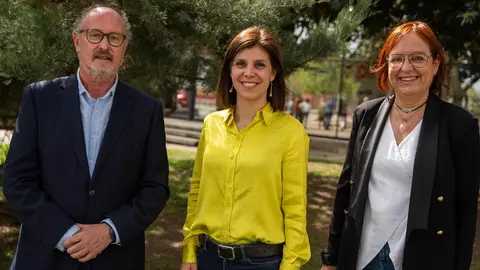 Els diputats al Parlament de Catalunya, Pepe Vidal, Marta Vilalta i Montse Berg&eacute;s
