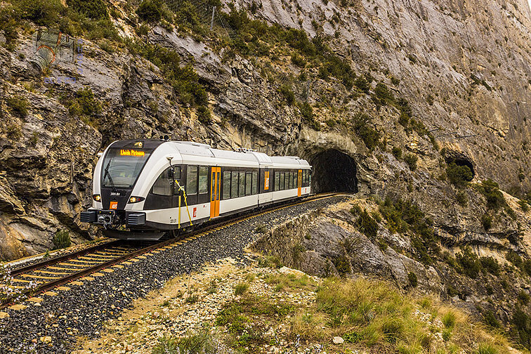 Els primers combois de la línia Lleida la Pobla de Segur 12