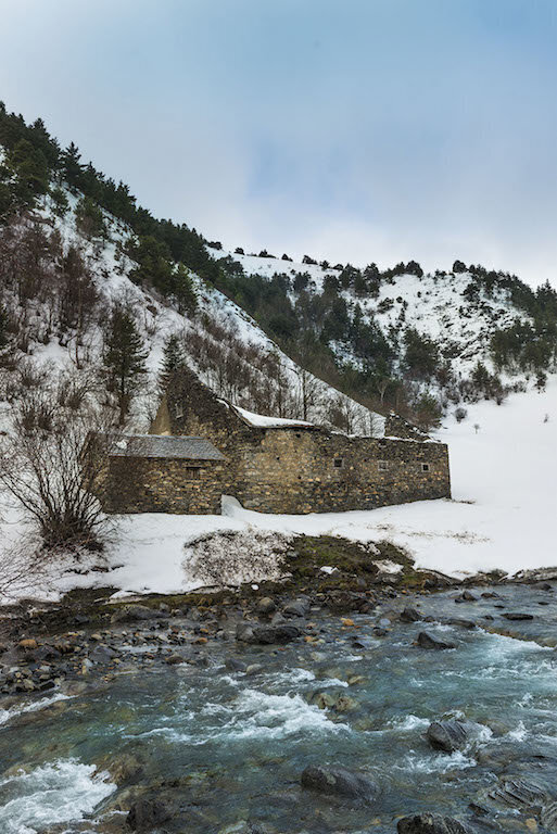 Imatge d'arxiu de la borda de Socampo on l'empresa Life Explorer SL vol construir un hotel rural de luxe. (Vertical)