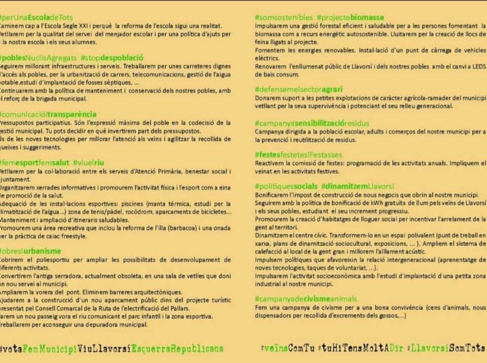 Programa Fem Municipi Llavorsí