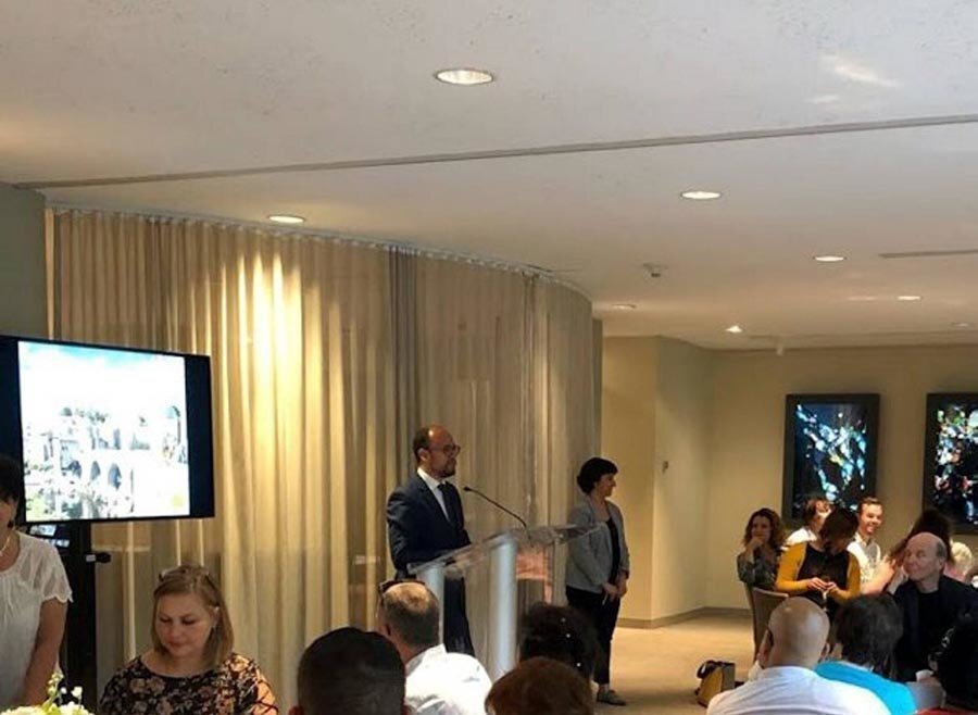 El director de l'Agència Catalana de Turisme, David Font, durant la presentació